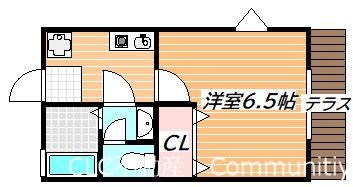 バンボーハイツ2号館 間取り