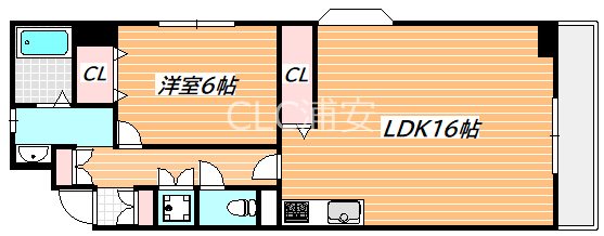 プレステージ市川 間取り図