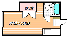 コーポ秀  間取り図