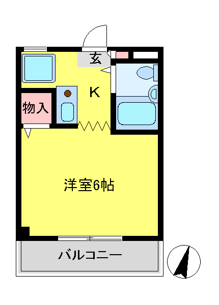 柳沢ハイツ  間取り