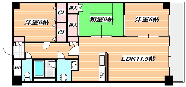 フレア浦安 間取り