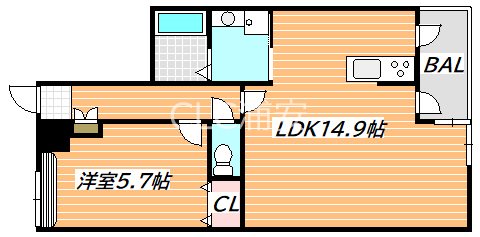 ドゥーエ妙典 間取り図
