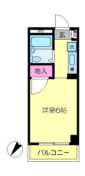 ヴェルドミール 505号室 間取り