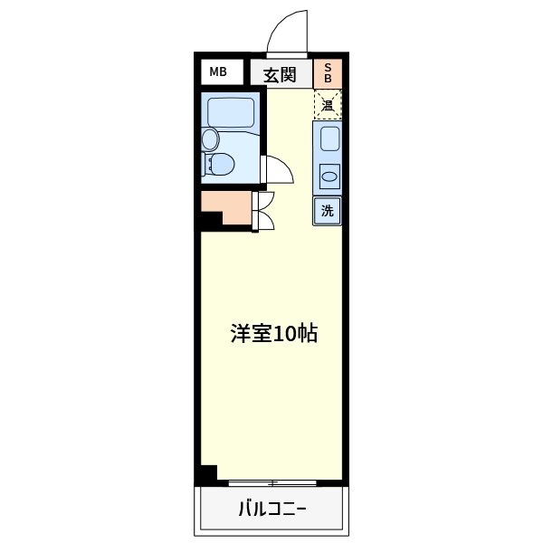 ベルビュ日吉 206号室 間取り
