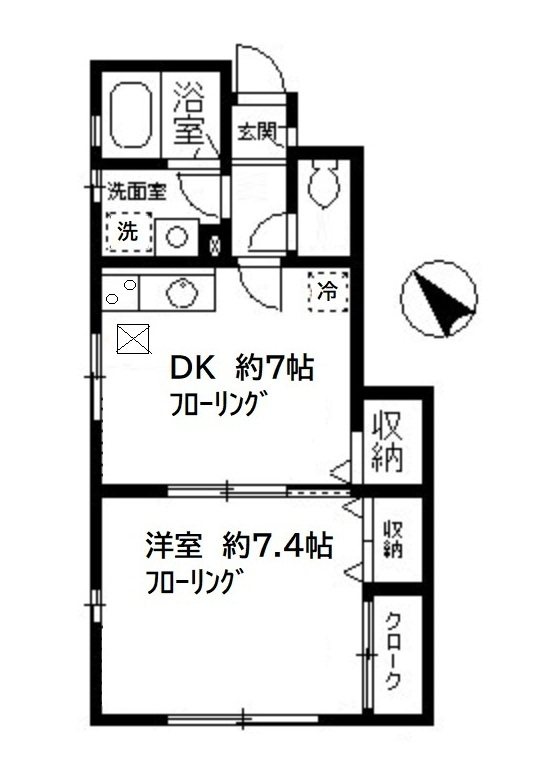 カーサ・Ｎ・アマレーロ 間取り図