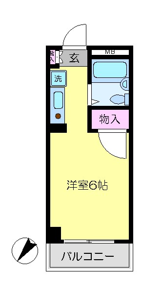 ヴェルドミール 間取り図