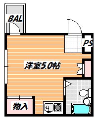 高津マンション 間取り図