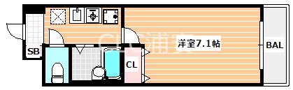 レジディア浦安Ⅱ 間取り図