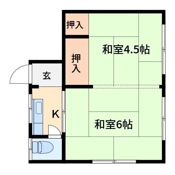 近藤荘 間取り図