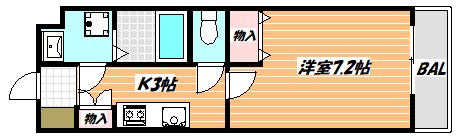 LANDS堀江 間取り図