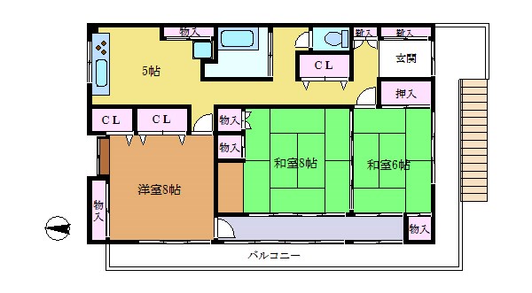 土屋荘 間取り図