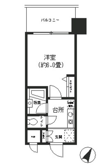 ヴィラコート横浜 206号室 間取り