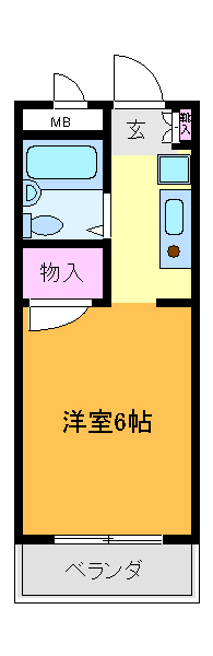 ヴェルドミール 間取り図