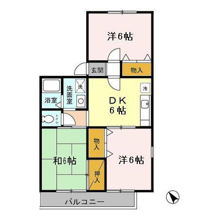 リラコートⅠ 間取り
