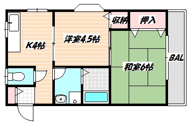 ベルメゾン行徳 間取り図