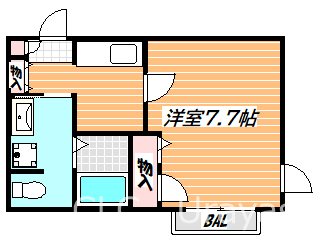 ＫＦ　ＭＡＩＨＡＭＡ 間取り図