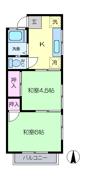 丸栄荘  間取り