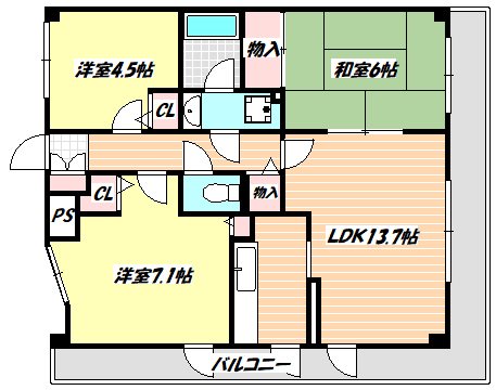 グランドメゾン壱番館 間取り