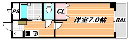 プリデ入船 間取り図