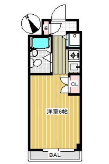 ダイアパレス三ツ沢公園　西館 106号室 間取り