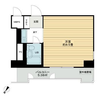 ライオンズマンション横浜大通り公園第２ 701号室 間取り