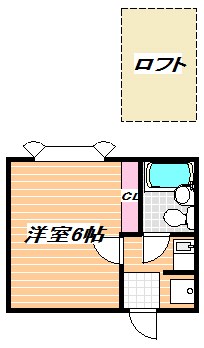 ローズアパートＢ9番館 間取り