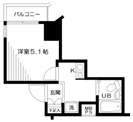 日神パレステージ石川町 間取り図