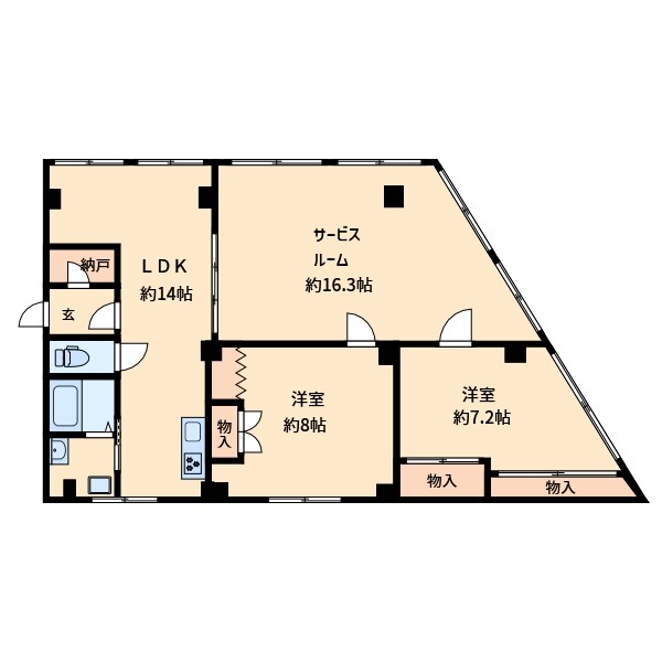 宮川ビル 間取り図