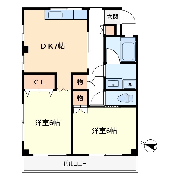 秋山ハイツ 間取り