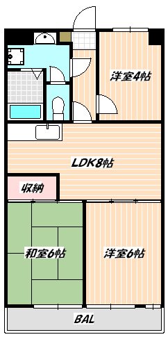 パレ・ドール西船橋 間取り図