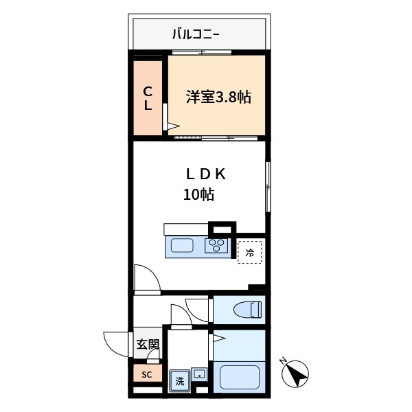 ボヌール大島上町 間取り