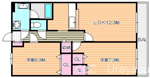 浦安エルエスビル 間取り図