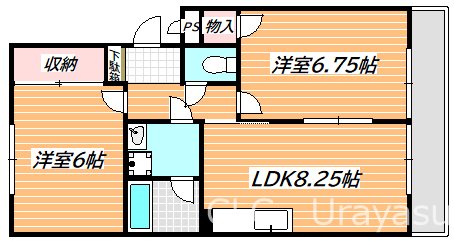 ＳＵＮＣＩＴＹ　ＨＩＫＯＴＡ　A-1 間取り