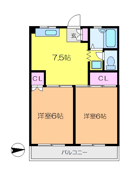 メゾンドール大進   間取り図