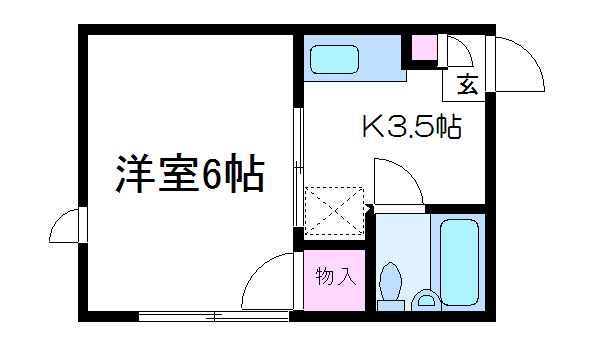 サンカーレス 間取り図