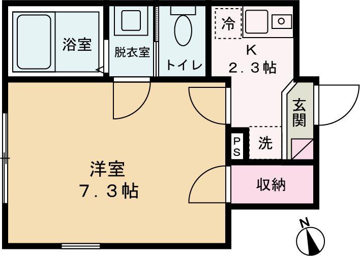 ヴィラセゾン船橋本町Ⅱ 間取り図