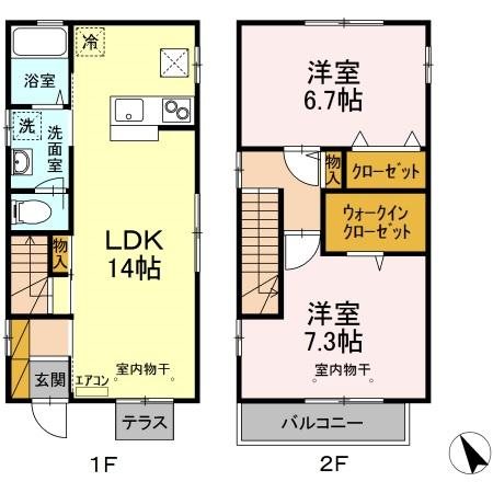 マークサウンドⅥ 間取り図