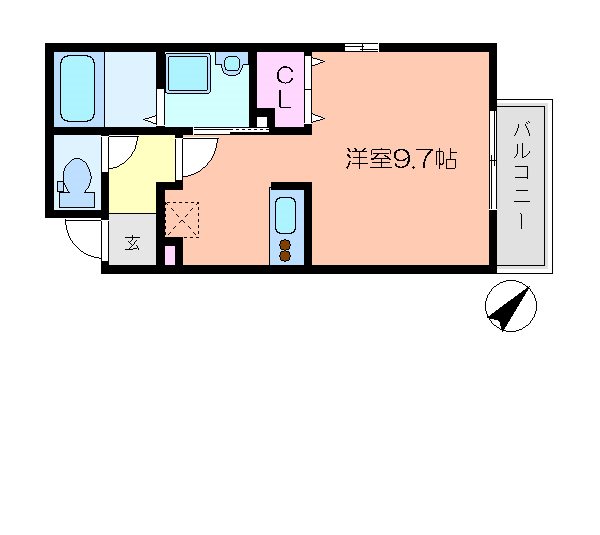 リラックス浜町 間取り図