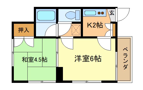 クリエール・ア・マイン 間取り図