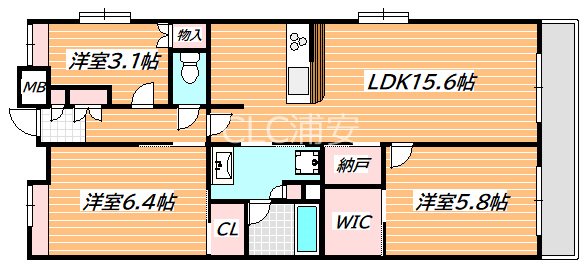 サステナブランシェ本行徳 間取り図