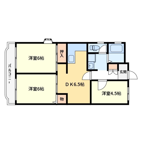 グリーンハウス 間取り図