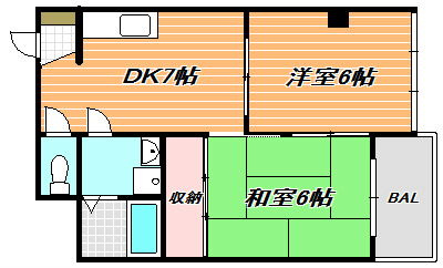 レジデンス中村 間取り図