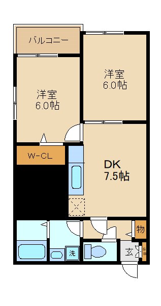 グランディア池上 間取り図