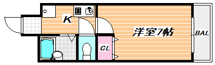 グランシャルム南行徳Ⅰ 間取り図