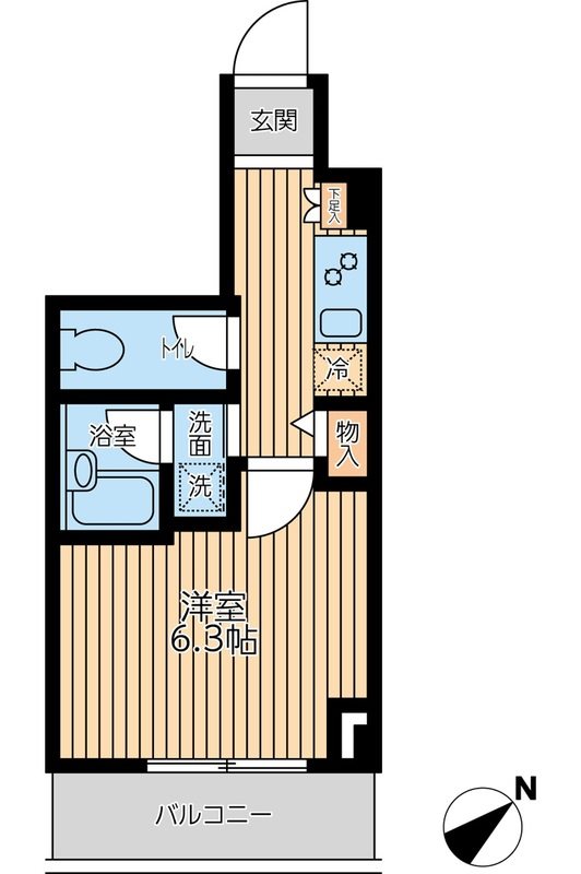 エマーレ行徳 間取り図