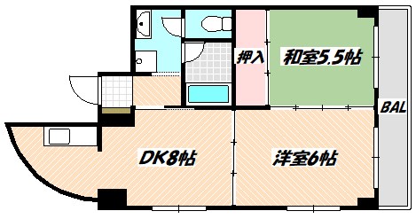 エステートマリン 間取り図