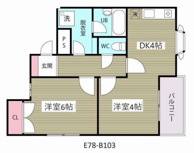 バーデンハイムマサキ 間取り図