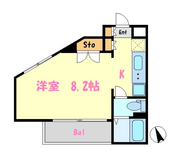 201号室 間取り