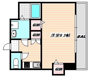 ボヌール浦安 間取り図