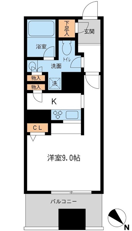 メトロタワー山下町 間取り図